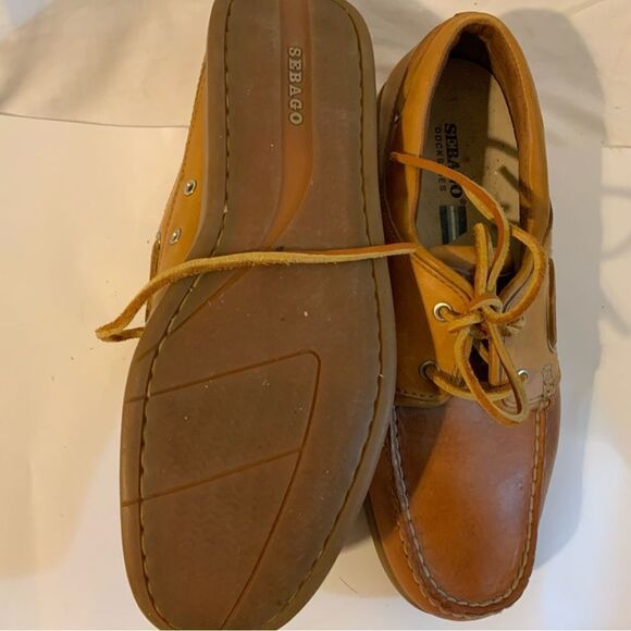 Sebago Tan Leather Mules - Picture 15 of 15